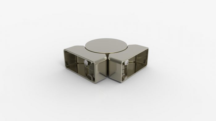 Kit d’angles pour modèle 5 lisses carré